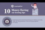 10 Money Saving car leasing tips